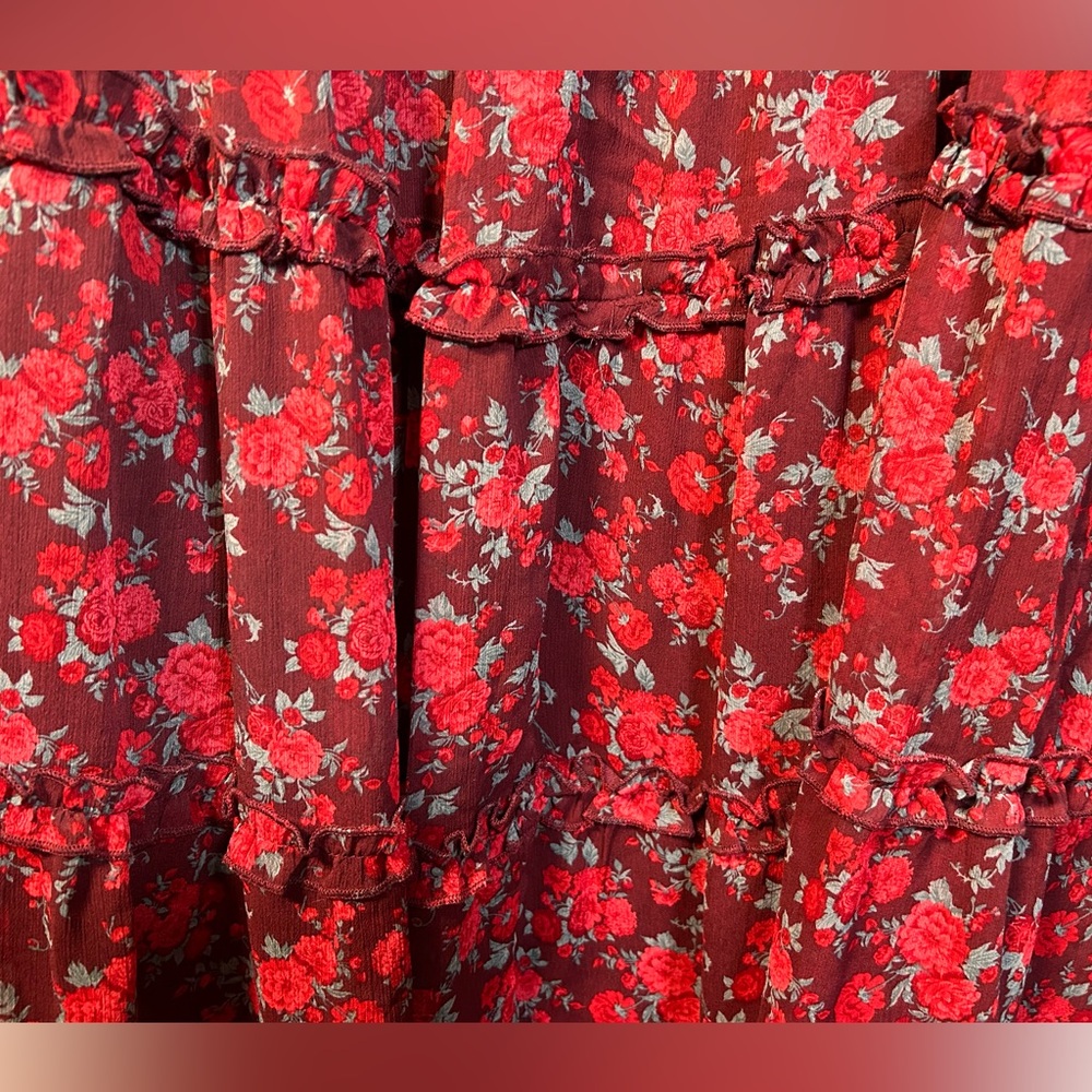 Arula Floral Long Sleeve Dress Size 3X - Picture 12 of 16
